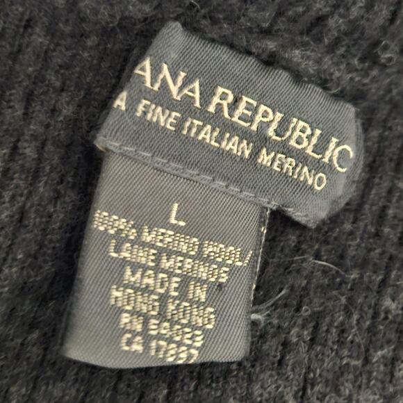 Banana Republic Merino Wool Turtleneck Sweater Size Large - Picture 3 of 3